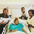 hours after Zari welcomed her last born, Riaz