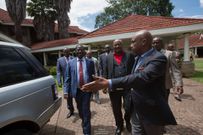 ODM leader Raila Odinga with Baringo Senator Gideon Moi