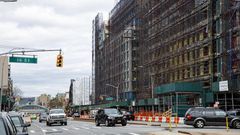 Change descends on a busy Brooklyn thoroughfare