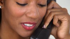 Lady on phone (Video blocks)