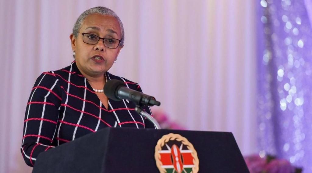 File image of First Lady Margaret Kenyatta. DCI have arrested 4 fraudsters using her name to con the public