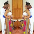 Diamond Platnumz and Zari during their baby bump photo shoot