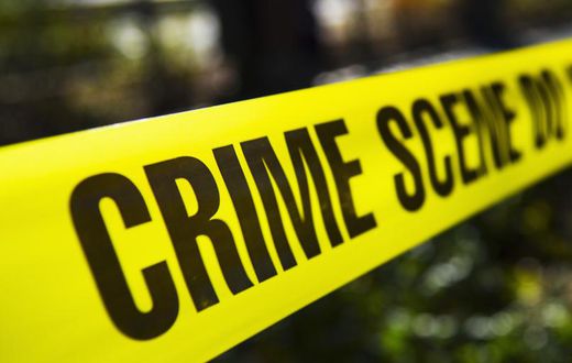 Crime scene sticker