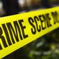 Crime scene sticker