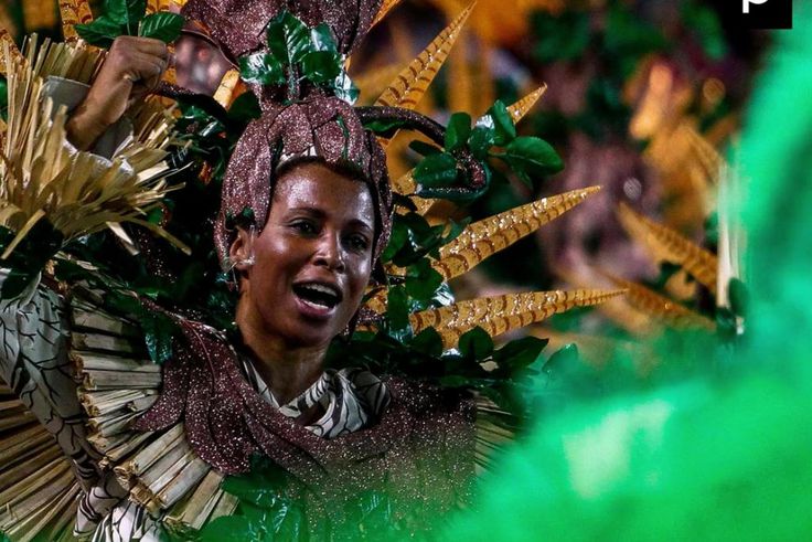 Brazilian Dancers Show Off Spunky Costumes in Their Famous Carnival