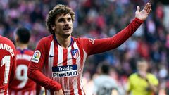 Antoine Griezmann kept up his prolific form in front of goal for Atletico