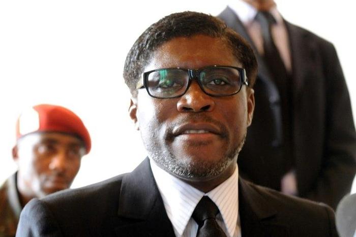 Teodorin Obiang, seen in 2012, was earning a salary of less than 89,000 euros as Equatorial Guniea's agriculture minister when French prosecutors say he embezzelled tens of millions of euros in government funds to fund a jet-set lifestyle