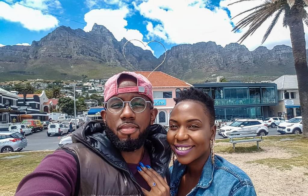Singer Dela with Dr. Reign
