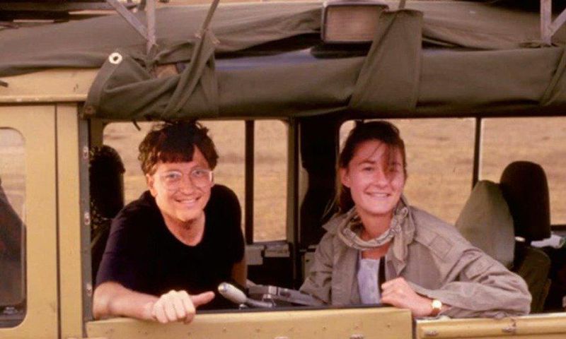 Bill and Melinda Gates on one of their numerous trips to Africa
