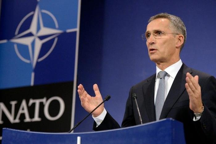 NATO Secretary-General Jens Stoltenberg delivers a press conference after a NATO defence ministers' meeting at the NATO headquarters in Brussels on October 27, 2016