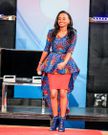 Inooro TV's Hellen Msoo rocking a gorgeous Ankara mullet top (Instagram hellenmsoo)