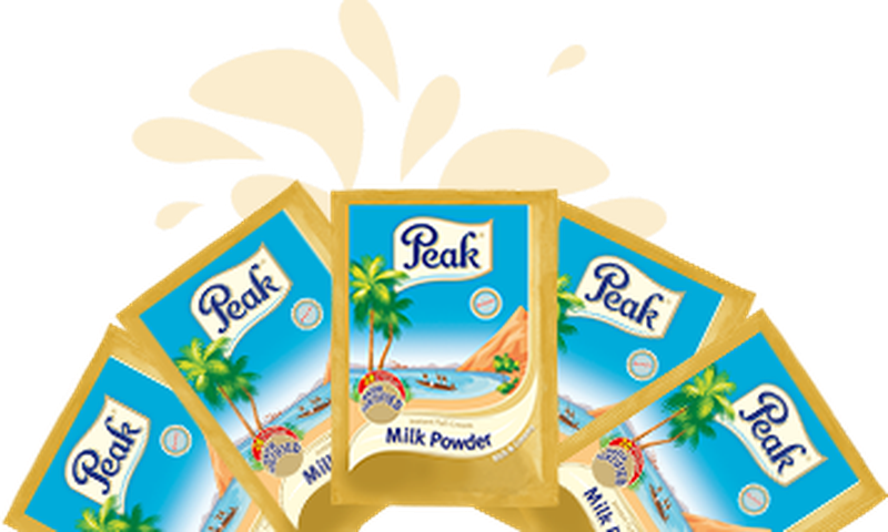 Sachet milk (Illustration)