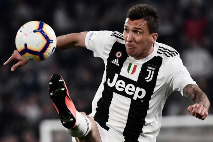 Juventus' Croatian forward Mario Mandzukic joined the Turin giants in 2015.