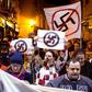 People take part in an anti-extreme right rally in Bratislava in 2016