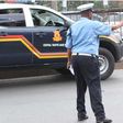 Police stopping vehicles along Thika Road