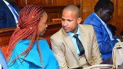 Embakasi East MP Babu Owino during a past court appearance (Twitter)