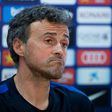 Barcelona coach Luis Enrique answers questions during a press conference in Sant Joan Despi, on April 14, 2017