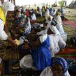 Worshippers at Sunday prayer at the Nasrul-lahi-li Fathi Society of Nigeria, where Islam is going evangelical