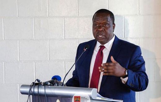 File image of CS Fred Matiangi