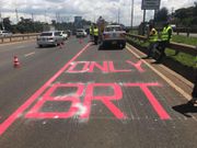 BRT lane along Thika Super Highway