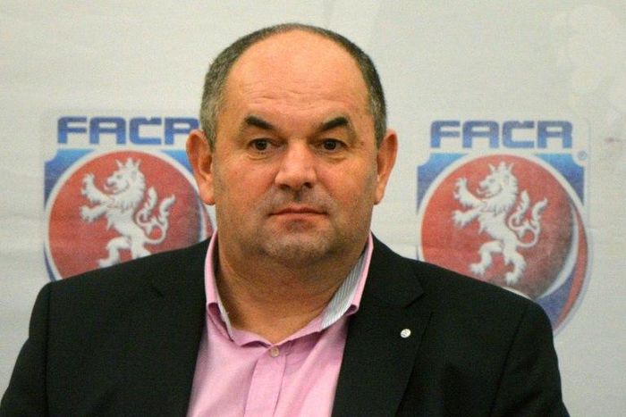 Czech Football Association President Miroslav Pelta, pictured in March 2017, was arrested and charged in connection with the embezzlement of public money in early May 2017