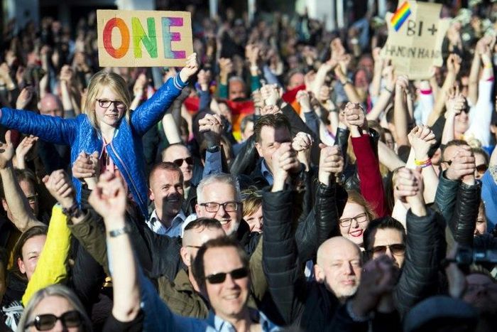 Some 2,500 people joined the demo in Arnhem