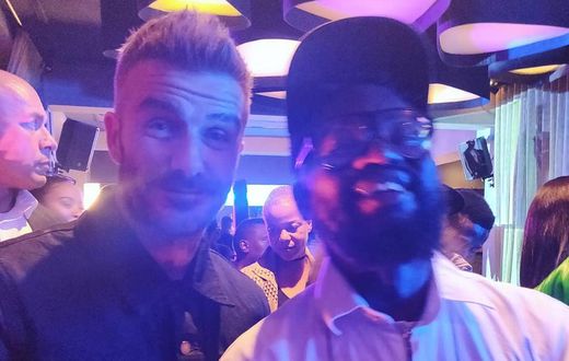 Blinky Bill with David Beckham