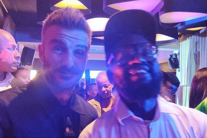 Blinky Bill with David Beckham