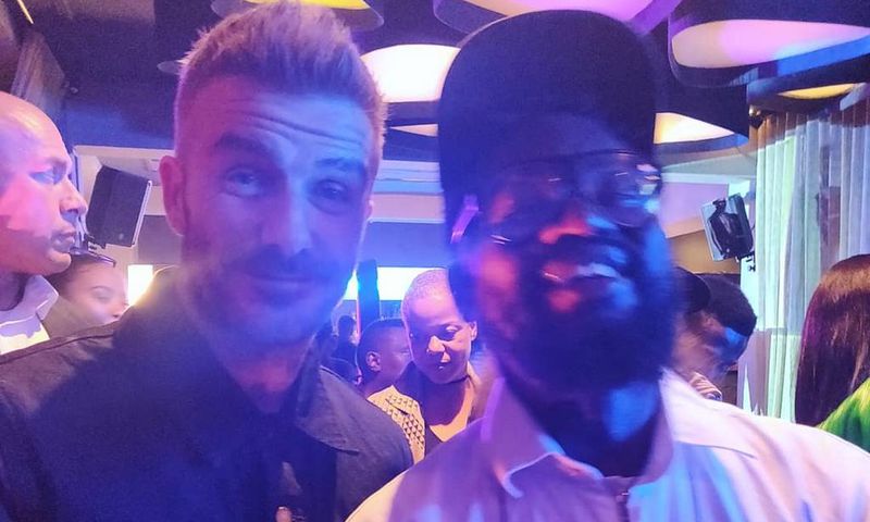 Blinky Bill with David Beckham