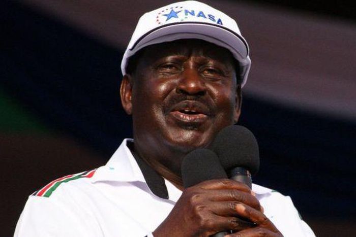 Nasa leader Raila Odinga.