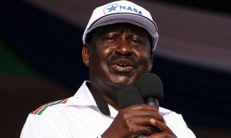 Nasa leader Raila Odinga.