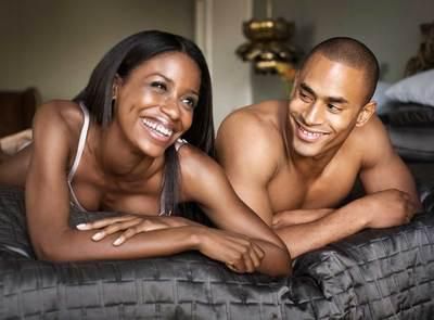 Couple in bed