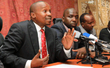 File image of Kindiki Kithure, Kipchumba Murkomen and Aden Duale