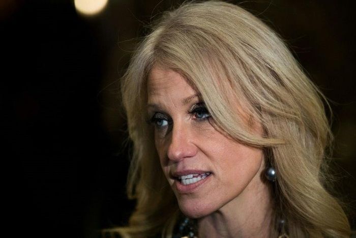 President Donald Trump has lambasted the media for being 'rude' to his aide Kellyanne Conway