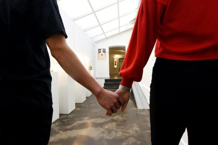 Even some couples sought out an unorthodox way to celebrate Valentine's at Zagreb's Musem of Broken Relationships