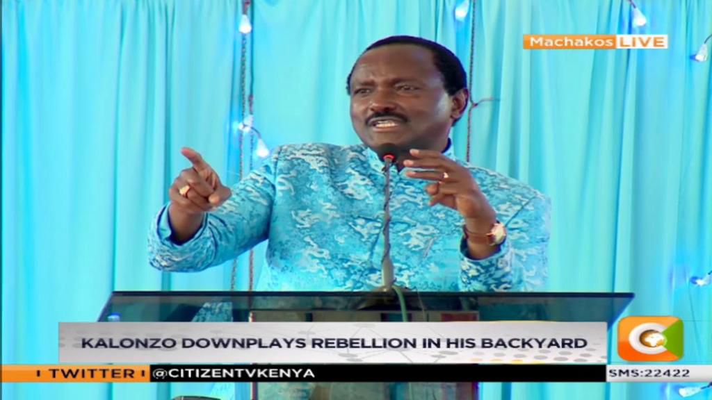 A screen grab of Wiper Party leader Kalonzo Musyoka during the meeting of Kamba leaders in Machakos County on Friday