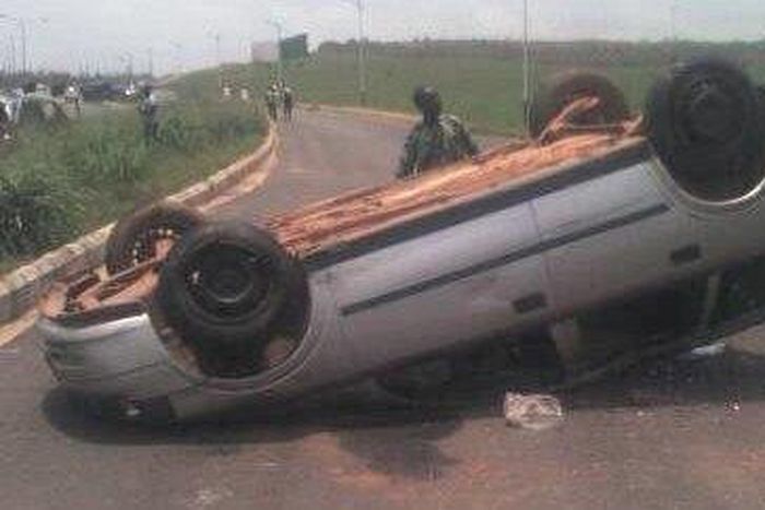Auto crash in Abeokuta