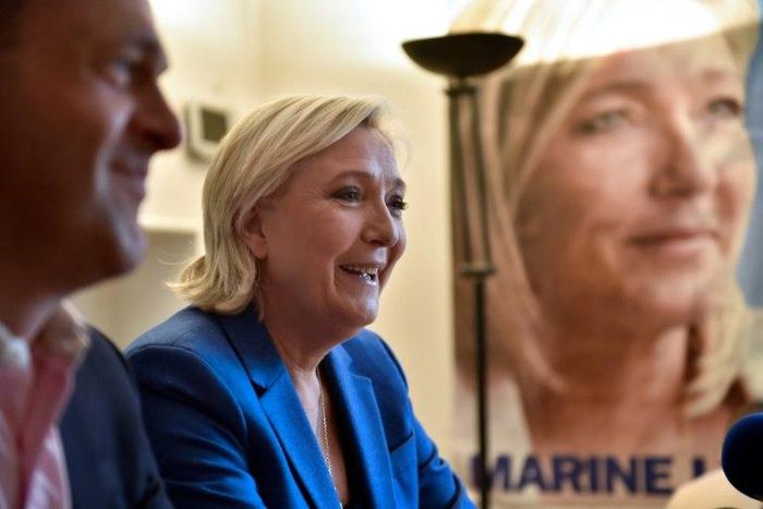 Defeated French presidential candidate Marine Le Pen is seeking to rally her far-right National Front ahead of next month's parliamentary elections