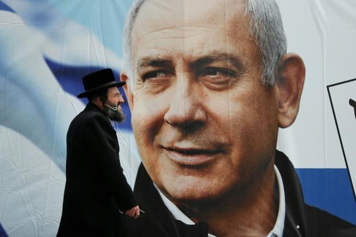 Prime Minister Benjamin Netanyahu is seeking re-election on 9 April