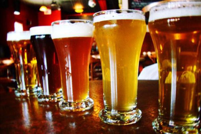 Variety of Alcohol on display