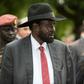 South Sudan's President Salva Kiir with then US Ambassador to the United Nations Samantha Power on September 4, 2016