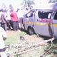 The matatu involved in an accident at Sirende, between Kitale town and Moi's Bridge.