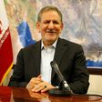 Iranian vice-president and candidate in Iran's upcoming presidential elections Eshaq Jahangiri gives an interview to AFP in Tehran on May 9, 2017