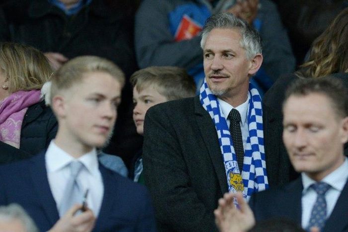 Gary Lineker, pictured at a Leicester City match in 2016