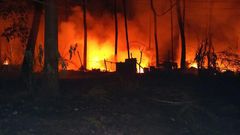 Huge fire reported at the Riverside garage next to old Ngara estate