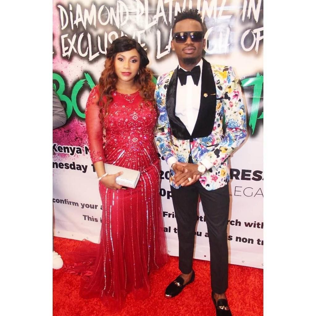 Diamond Platnumz with sister Esma Platnumz