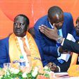 File image of ODM Party leader Raila Odinga, National Chairman John Mbadi and Secretary General Edwin Sifuna