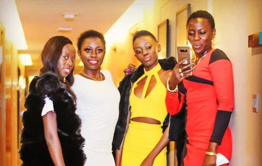 Akothee with her Kids