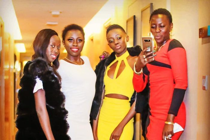 Akothee with her Kids