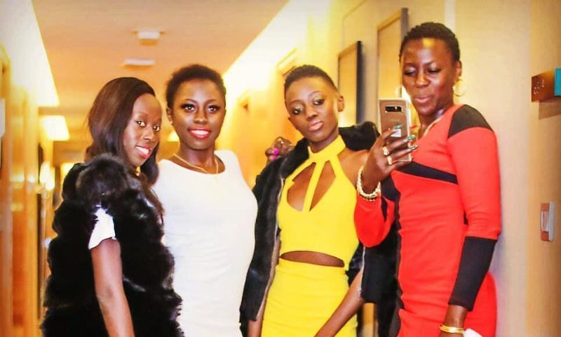 Akothee with her Kids